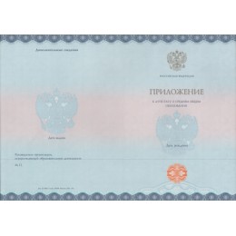 Аттестат 11 класс 2021-2025 ГОЗНАК