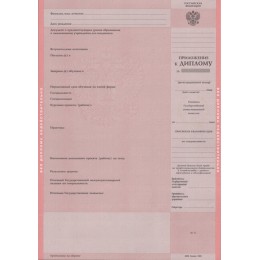 Диплом техникума 2003-2007 ГОЗНАК