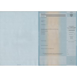 Диплом бакалавра 1997-2013 ГОЗНАК для иностранца
