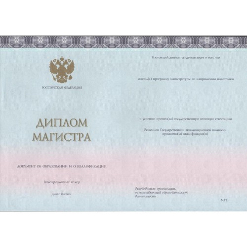 Диплом магистра 2023-2025  ООО "ЗНАК"