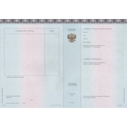 Диплом специалиста 2014-2022 ЗНАК